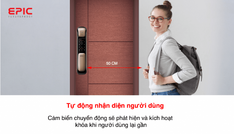 KHÓA CỬA THÔNG MINH EPIC ES-P9100FK