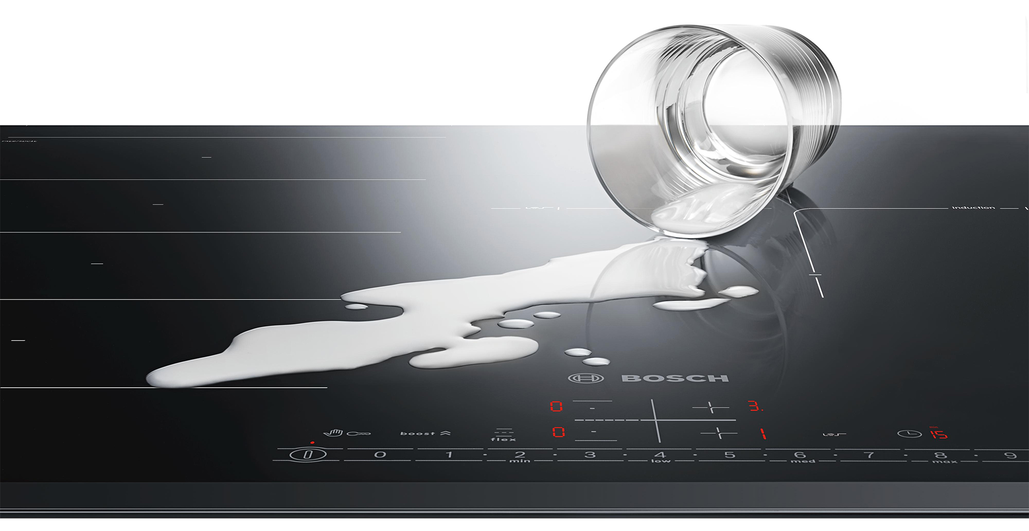 Bếp từ Bosch PUC61KAA5E chống tràn hiệu quả