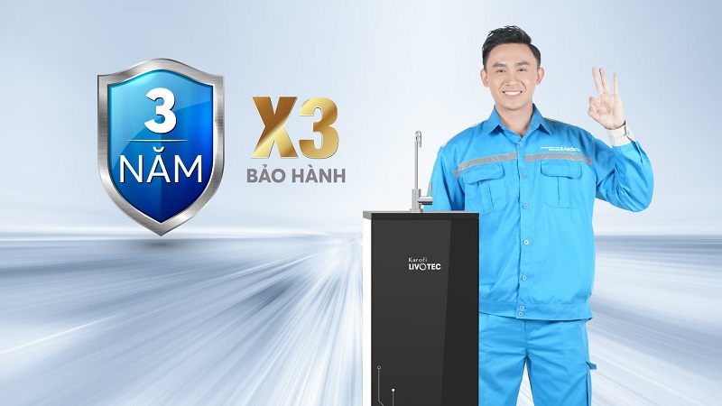 Máy lọc nước Karofi Livotec 612 | Thời gian bảo hành đến 36 tháng