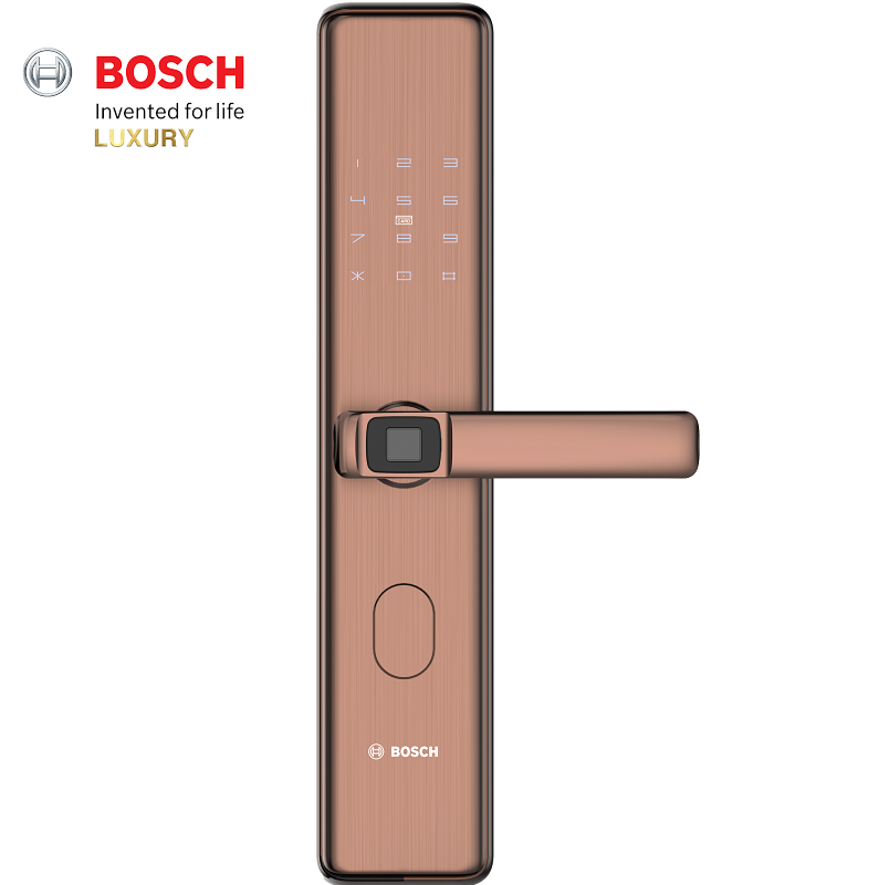 Khóa Cửa Vân Tay BOSCH ID 30B EU AMBER GOLD|Chính Hãng Tại Bosch Luxury