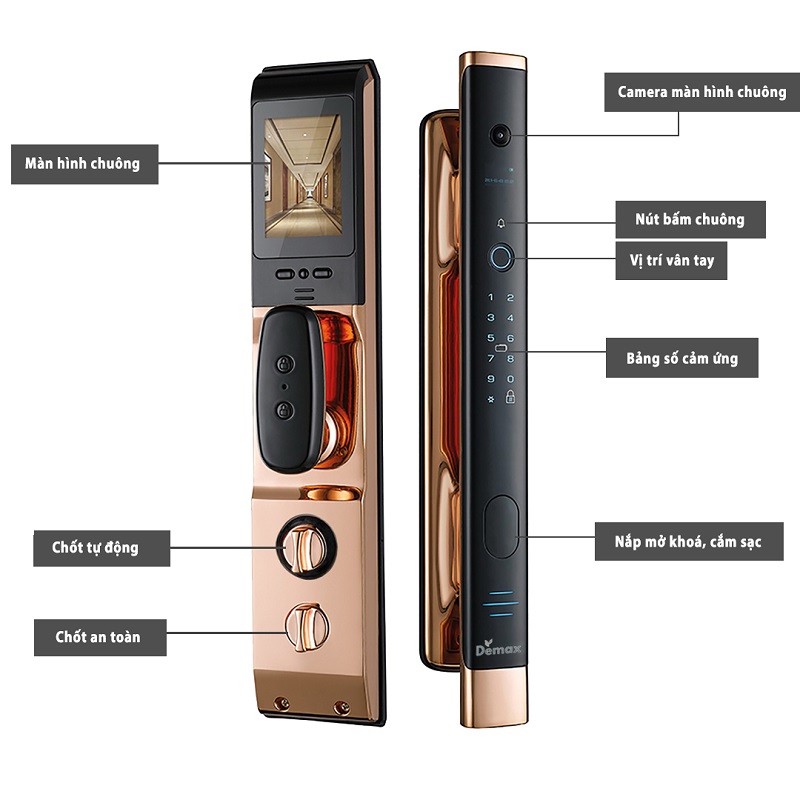 1. Chức năng mở khoá thông minh của Demax SL868.