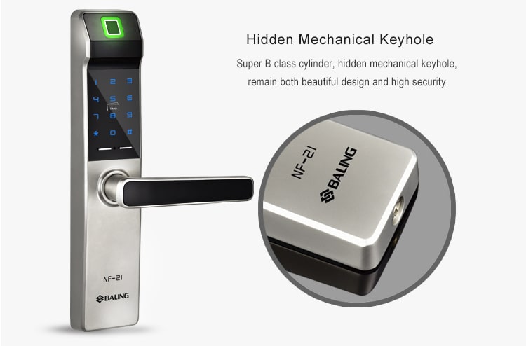 5. Thông tin pin sử dụng và nguồn điện trên khoá thông minh ADEL NF21