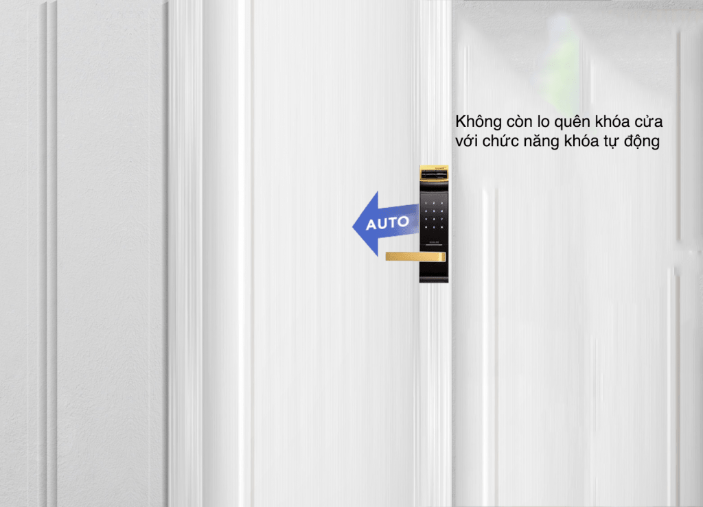 5. Chức năng khoá tự động tiện ích trên khoá điện tử Gateman WF300