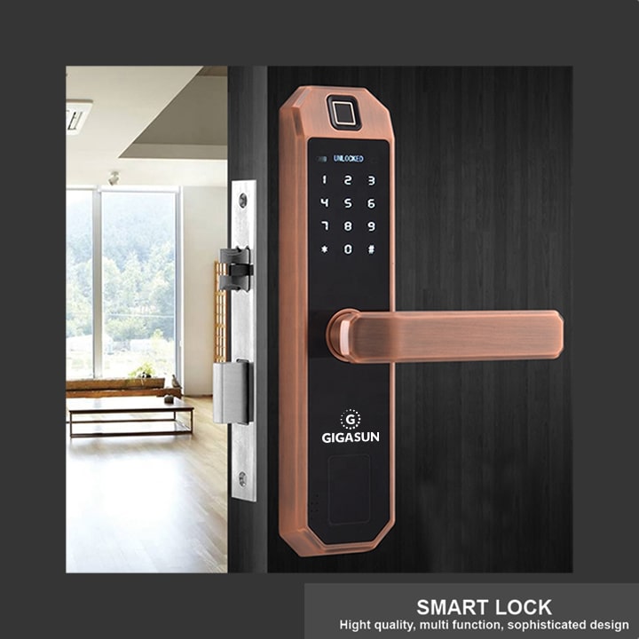 Lắp đặt khoá cửa Gigasun D04R phù hợp nhiều kiến trúc nhà
