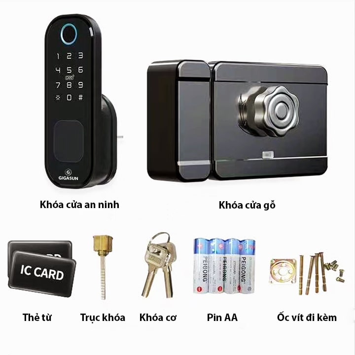 3. Lắp đặt khoá cửa phù hợp nhiều kiến trúc nhà