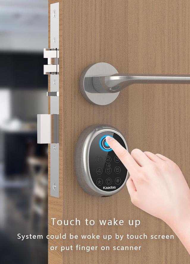 4. Khoá thông minh Kaadas M9 lắp đặt cho nhiều kết cấu cửa