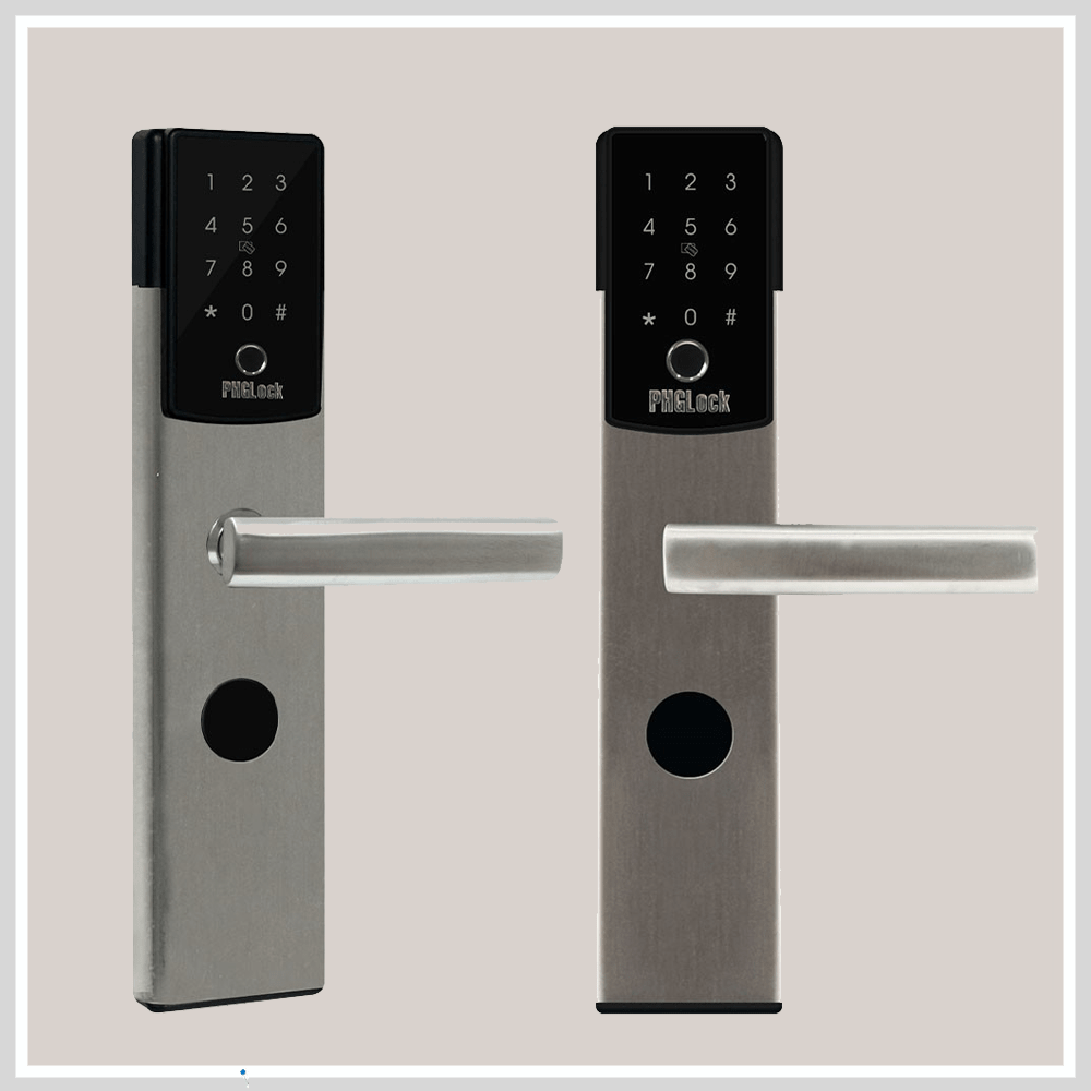 1. Khoá cửa thẻ từ - Khoá mã số PHGLock FP-8192 sở hữu kiểu dáng hiện đại