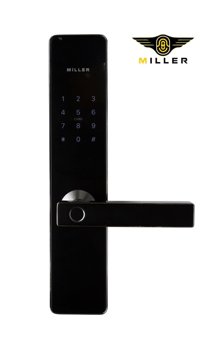 1. Khóa vân tay MILLER F5000 PRO có thiết kế sang trọng lịch lãm