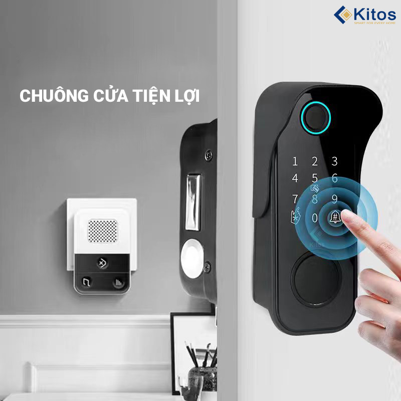 Khoá vân tay cửa cổng Kitos KT-DL03 Pro