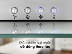 Máy hút mùi áp tường Kocher K-228T - Tích hợp điều khiển nút nhấn trực quan