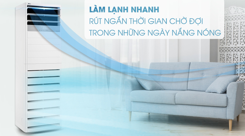 Công nghệ làm lạnh nhanh của điều hòa LG 24000BTU ZPNQ24GS1A0