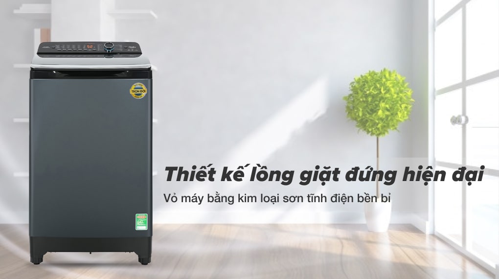 Máy giặt Aqua Inverter 10.5 kg AQW-DR105JT BK - Tổng quan