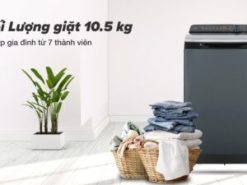 Máy giặt Aqua Inverter 10.5 kg AQW-DR105JT BK - Khối lượng giặt