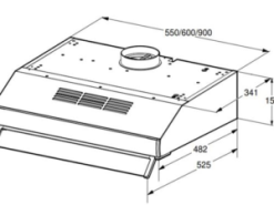 1. Máy húi mùi DHU635HB sử dụng chất liệu thép không gỉ