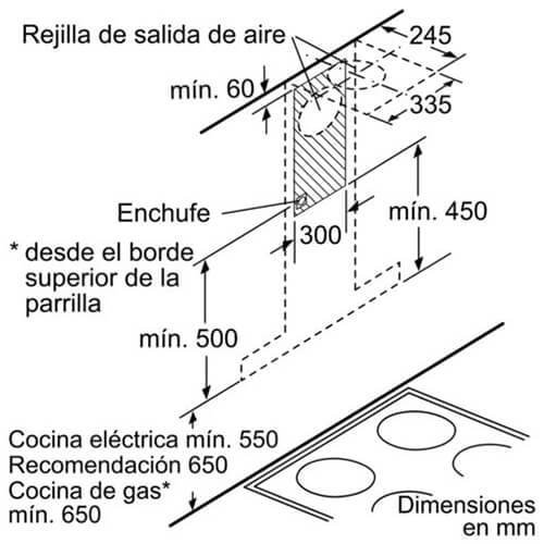 6. Kích thước lắp đặt