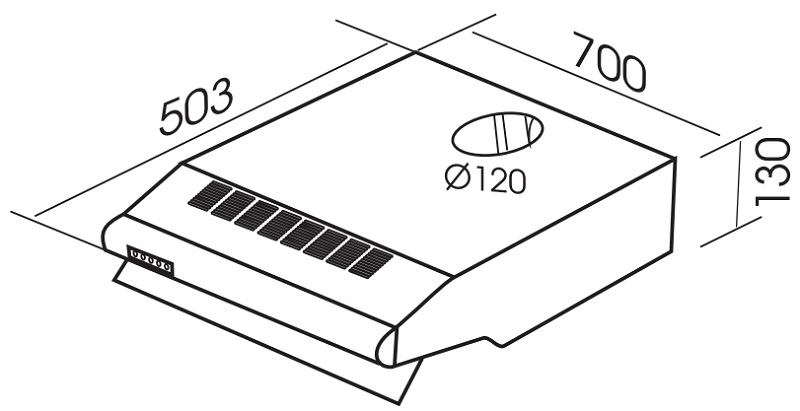 2. Thông số kỹ thuật máy hút mùi Faster FS 0870WD
