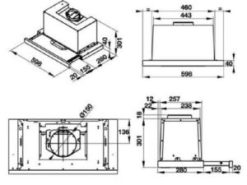 1. Thông số kỹ thuật của máy hút mùi Hafele HC-BI70B 538.86.095