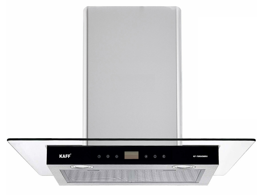 1. Máy hút mùi Kaff KF-70RH với thiết kế sang trọng, thẩm mỹ
