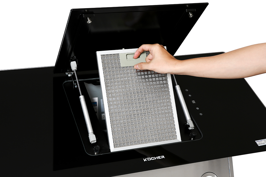 Khử mùi bằng than hoạt tính và ống thoát ra ngoài D150