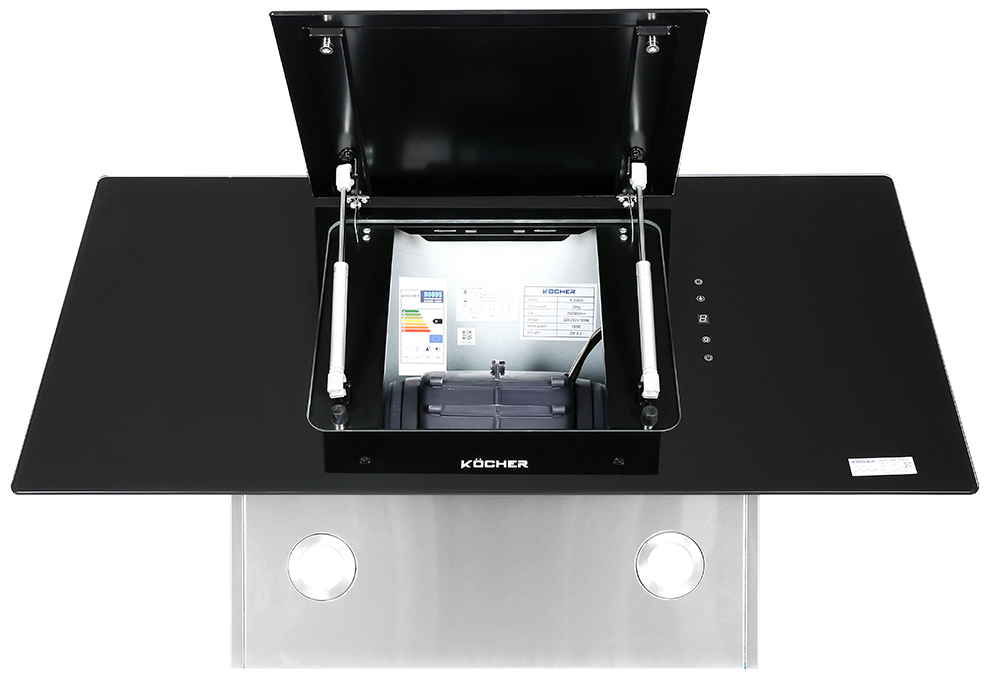 Máy hút mùi Kocher K-2080V-70 cm Tiết kiệm điện và độ ồn nhỏ