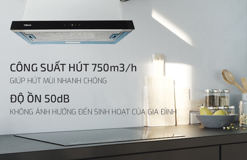 4. Độ ồn của máy hút mùi Teka CH 1170P khá thấp