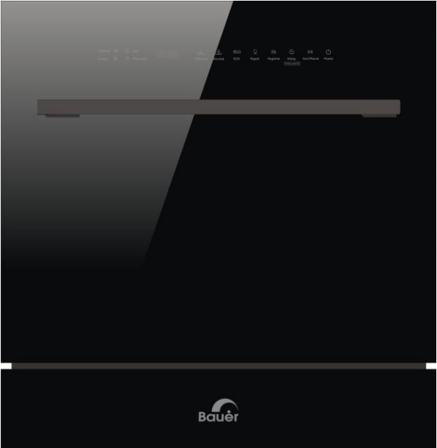 1. Máy rửa bát 8 bộ Bauer BW 2680F với thiết kế hiện đại, thẩm mỹ