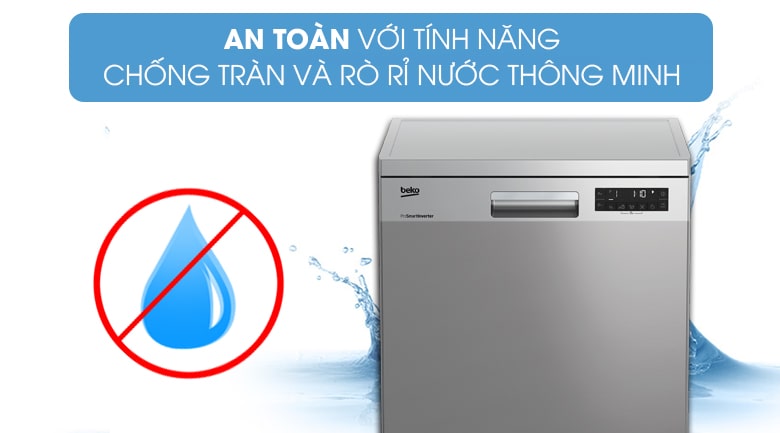 Tính năng chống tràn và rò rỉ nước thông minh