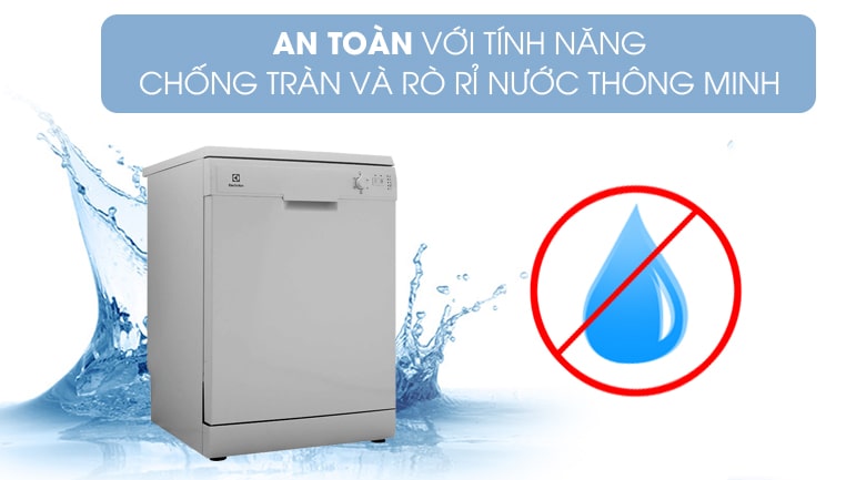 4. An toàn với tính năng chống tràn và rò rỉ thông minh