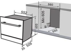 1. Thông số kỹ thuật máy rửa bát Faster ECO 6080E