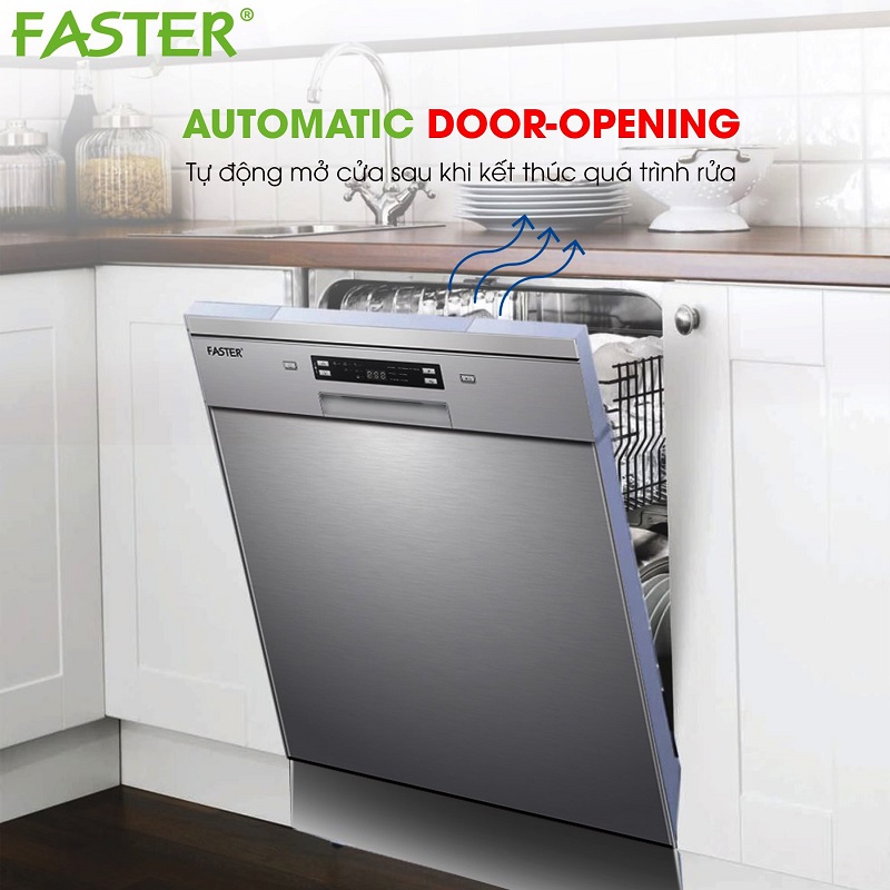 4. Tự động mở khi kết thúc chương trình rửa