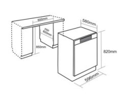 2. Thông số kỹ thuật máy rửa bát Faster ECO 6314S