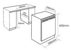 2. Thông số kỹ thuật máy rửa bát Faster SMS 633AS