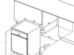 6. Thông số kỹ thuật của máy rửa bát KAFF KF-S770TFTS.