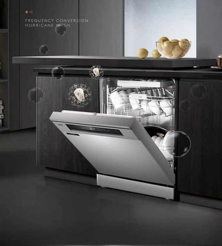 3. Máy rửa bát KAFF KF-S770TFTS cao cấp trang bị chương trình rửa tự động. 