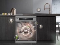 5. Bảng điều khiển bằng cảm ứng siêu nhạy, vỏ bằng inox chống vân tay.