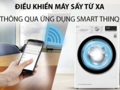 6. Máy sấy LG DVHP09W trang bị tính năng điều khiển từ xa.