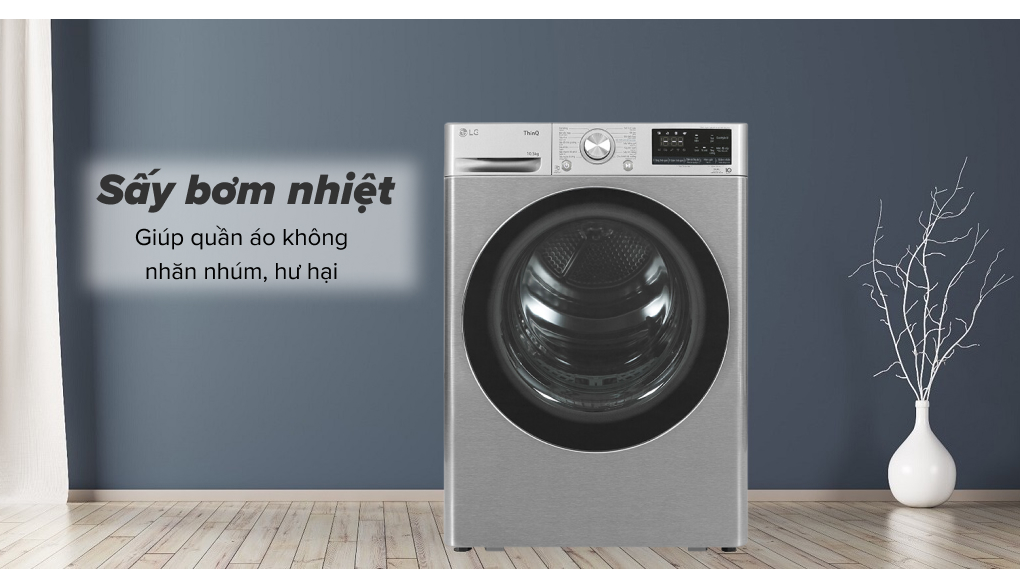 Sấy bơm nhiệt giúp quần áo không nhăn nhúm hư hại