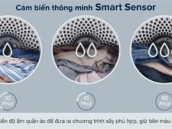 Máy sấy thông hơi Electrolux 8.5 kg EDS854J3WB  - Cảm biến thông minh Smart Sensor