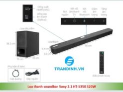 Cẩu tạo và thông số kỹ thuật của loa thanh soundbar Sony HT-S350 320W 
