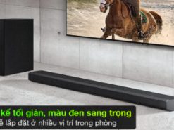 Loa thanh Samsung HW-Q700 mang đến không gian nội thất nhà bạn 1 mẫu thiết kế tối giản nhưng rất thanh lịch