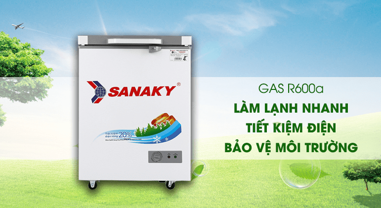 Tiết kiệm điện, thân thiện với môi trường nhờ sử dụng gas R600a VH-1599HYK