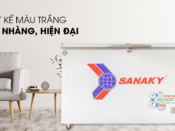 Tủ đông Sanaky 280 lít VH-4099W3 có thiết kế tinh tế, hiện đại