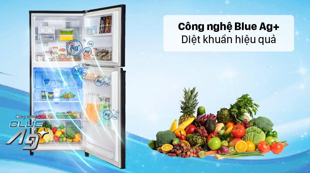 4. Công nghệ Blue Ag+ giúp diệt khuẩn hiệu quả đến 99,9%