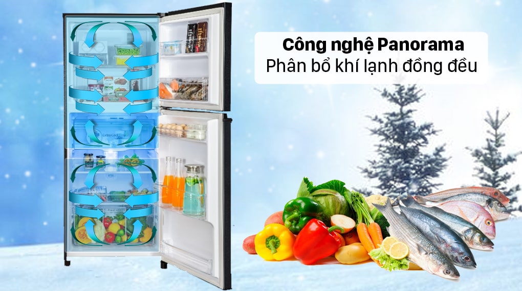 7. Hệ thống làm lạnh Panorama phân bổ luồng khí lạnh đồng đều