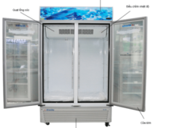 Hình ảnh tổng quát tủ mát Alaska 800 lít SL8C 