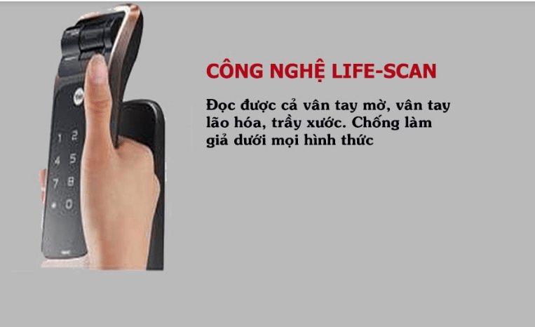 KHÓA ĐIỆN TỬ YALE YMG 40 SILVER