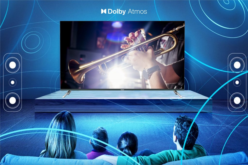 Tivi Rindo 55 inch qled R-55Q-W2 15 Công nghệ âm thanh Dolby Atoms