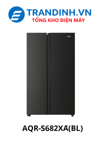 AQR-S682XA(BL) | Tủ Lạnh Aqua Inverter 646 Lít Side By Side