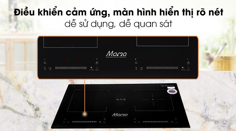 2. Bảng điều khiển cảm ứng thông minh.