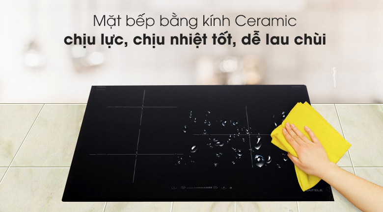Bếp từ Hafele HC-I603D 536.61.631 8 2. Mặt kính cường lực chống xước